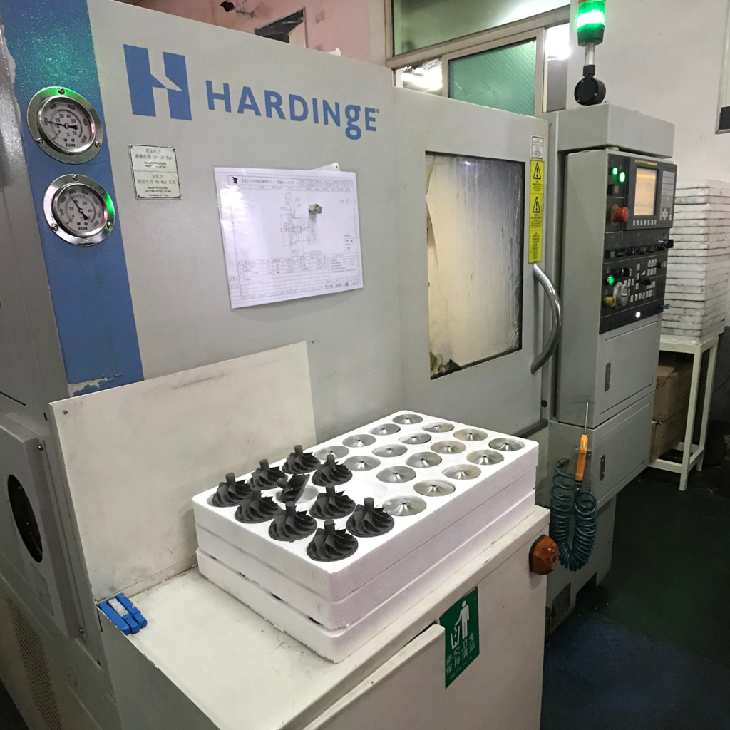 Harding, American high presicion machine equipment, to drill hole, decide the balancing of rotor assembly.